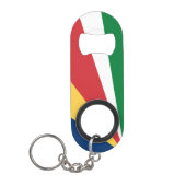 Porte-clé Décapsuleur Drapeau des Seychelles (Devant)