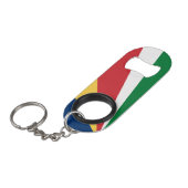 Porte-clé Décapsuleur Drapeau des Seychelles (Devant Angle)