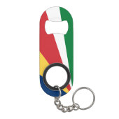 Porte-clé Décapsuleur Drapeau des Seychelles (Dos)