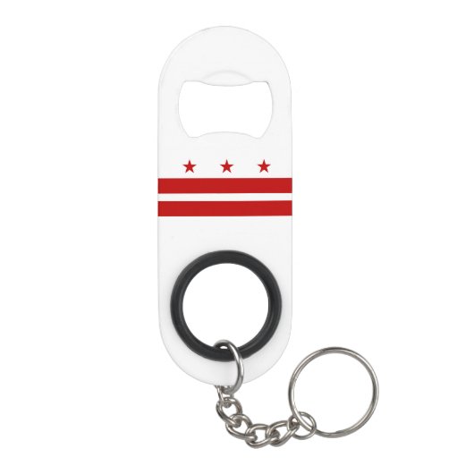 Porte-clé Décapsuleur Drapeau d'État de Washington DC (Dos)