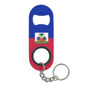 Porte-clé Décapsuleur Drapeau d'Haïti (Dos)