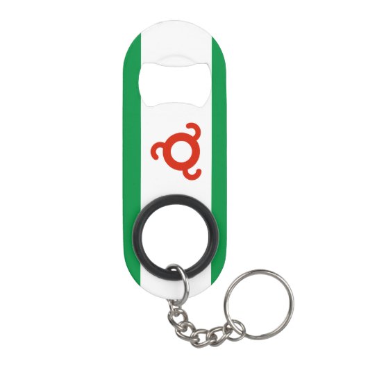 Porte-clé Décapsuleur Drapeau d'Ingushetia (Dos)