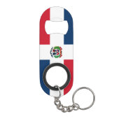 Porte-clé Décapsuleur Drapeau dominicain (Dos)