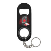 Porte-clé Décapsuleur Drapeau du Canada (Dos)