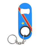 Porte-clé Décapsuleur Drapeau du Congo Kinshasa (Devant)