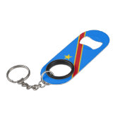 Porte-clé Décapsuleur Drapeau du Congo Kinshasa (Devant Angle)