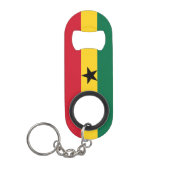 Porte-clé Décapsuleur Drapeau du Ghana (Devant)