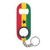 Porte-clé Décapsuleur Drapeau du Ghana (Dos)