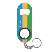 Porte-clé Décapsuleur Drapeau du Karakalpakstan (Dos)