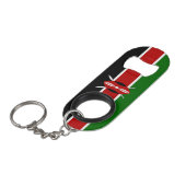 Porte-clé Décapsuleur Drapeau du Kenya (Devant Angle)