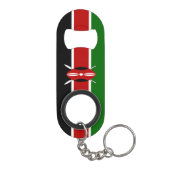 Porte-clé Décapsuleur Drapeau du Kenya (Dos)