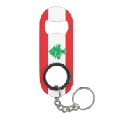 Porte-clé Décapsuleur Drapeau du Liban (Dos)
