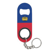Porte-clé Décapsuleur Drapeau du Liechtenstein (Dos)