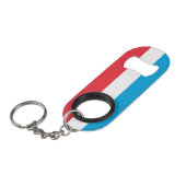 Porte-clé Décapsuleur Drapeau du Luxembourg (Devant Angle)
