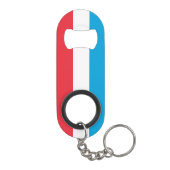 Porte-clé Décapsuleur Drapeau du Luxembourg (Dos)
