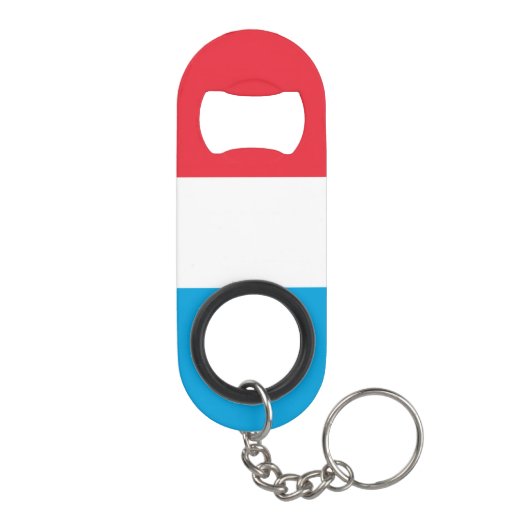 Porte-clé Décapsuleur Drapeau du Luxembourg (Dos)