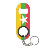 Porte-clé Décapsuleur Drapeau du Myanmar (Dos)