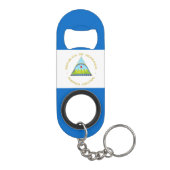Porte-clé Décapsuleur Drapeau du Nicaragua (Dos)