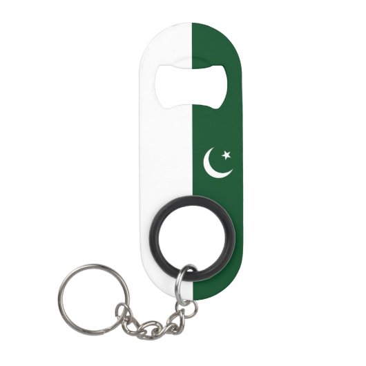 Porte-clé Décapsuleur Drapeau du Pakistan (Devant)