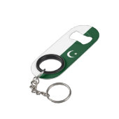 Porte-clé Décapsuleur Drapeau du Pakistan (angle arrière)