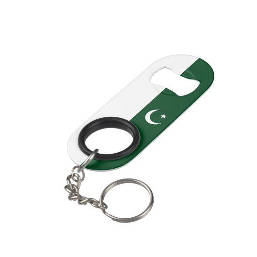 Porte-clé Décapsuleur Drapeau du Pakistan (angle arrière)