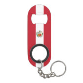 Porte-clé Décapsuleur Drapeau du Pérou (Dos)