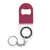 Porte-clé Décapsuleur Drapeau du Qatar (Devant)
