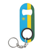 Porte-clé Décapsuleur Drapeau du Rwanda (Devant)