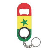 Porte-clé Décapsuleur Drapeau du Sénégal (Dos)