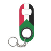 Porte-clé Décapsuleur Drapeau du Soudan (Devant)