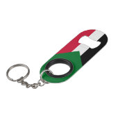 Porte-clé Décapsuleur Drapeau du Soudan (Devant Angle)