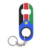 Porte-clé Décapsuleur Drapeau du Soudan du Sud (Devant)