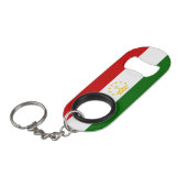 Porte-clé Décapsuleur Drapeau du Tadjikistan (Devant Angle)