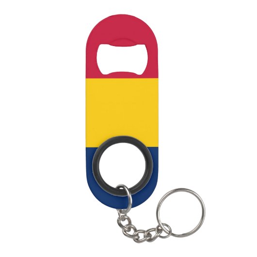 Porte-clé Décapsuleur Drapeau du Tchad (Dos)