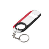Porte-clé Décapsuleur Drapeau du Yémen (angle arrière)