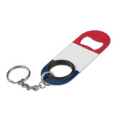 Porte-clé Décapsuleur Drapeau français (Devant Angle)