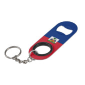 Porte-clé Décapsuleur Drapeau Haïti (Devant Angle)