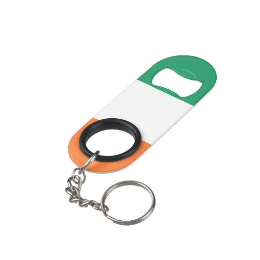 Porte-clé Décapsuleur Drapeau irlandais (angle arrière)