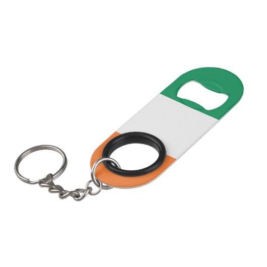 Porte-clé Décapsuleur Drapeau irlandais (Devant Angle)
