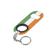 Porte-clé Décapsuleur Drapeau irlandais (angle arrière)