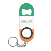 Porte-clé Décapsuleur Drapeau irlandais bocal irlandais (Devant)
