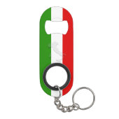 Porte-clé Décapsuleur Drapeau italien (Dos)