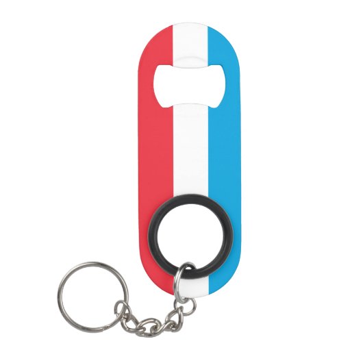 Porte-clé Décapsuleur Drapeau Luxembourg (Devant)