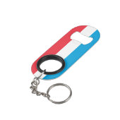 Porte-clé Décapsuleur Drapeau Luxembourg (angle arrière)