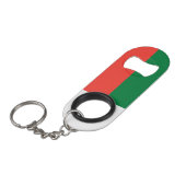 Porte-clé Décapsuleur Drapeau Madagascar (Devant Angle)