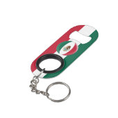 Porte-clé Décapsuleur Drapeau mexicain (angle arrière)