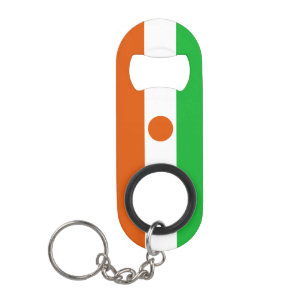 Porte-clé Décapsuleur Drapeau national du Niger Patriotique