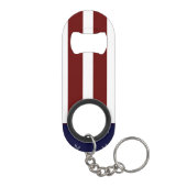 Porte-clé Décapsuleur Drapeau Nautique Américain Rouge Blanc Bleu Cr (Dos)
