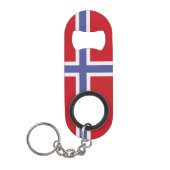 Porte-clé Décapsuleur Drapeau norvégien (Devant)