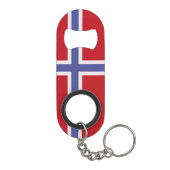 Porte-clé Décapsuleur Drapeau norvégien (Dos)